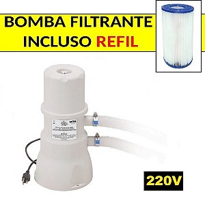 Bomba Filtrante Filtro para Piscina 220v 3600 Litros Por Hora