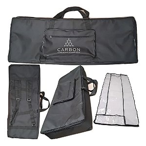 Capa Bag Teclado Casio Ctk-6200 Master Luxo Bk + Cobertura