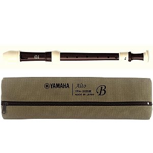 Flauta Doce Yamaha Contralto Barroca YRA-312BIII Com Bag