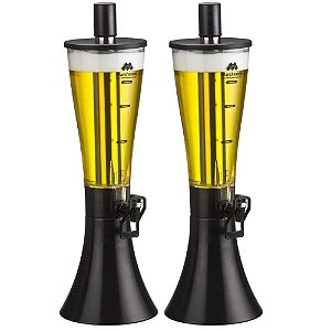 Kit Com 2 Torre De Chopp Marcbeer Marchesoni 1,5 Litros