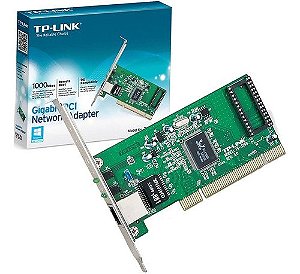 Placa De Rede Tp-link 10/100 Pci Fast Ethernet 1 Lan Tg-3269