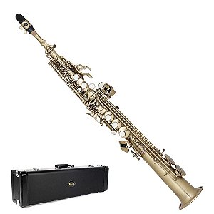 Saxofone Soprano eagle Vintage - SP502VG (Envelhecido)
