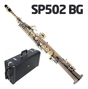 Saxofone Soprano Reto + Case Sp502bg Onix Eagle Envio 24h
