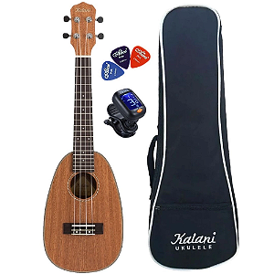 Ukulele Concerto 24 Kayke Mogno Abacaxi Kal330 Cp + Afinador