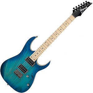 Guitarra Elétrica Ibanez RG421 AHM Ponte Fixa Blue Moon Burst (BMT)