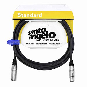 Cabo Microfone Santo Angelo Standard Xlr 4,57 Metros