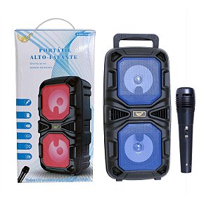 Caixa De Som Potente Wireless Speaker Bluetooth com microfone A-886 - Altomex