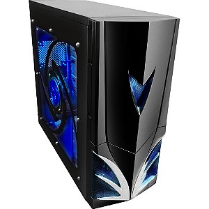 Gabinete Gamer Titan C/Cooler Azul FORTREK