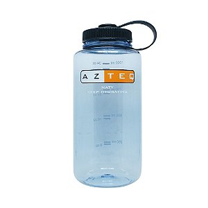 Garrafa de Hidratação Azteq Naty 1 Litro Azul Cinza