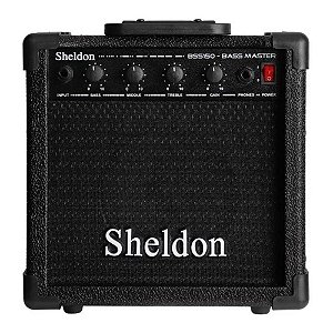Amplificador Para Contra Baixo BSS-150 Sheldon 6 Pol Bivolt 15W RMS