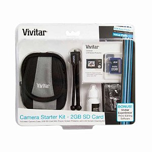 Kit para Câmera com Estojo e Tripe VIVSK820 - Vivitar