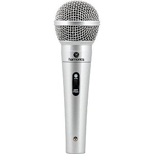 Microfone Dinamico Supercardioide Mdc201 Prata Harmonics