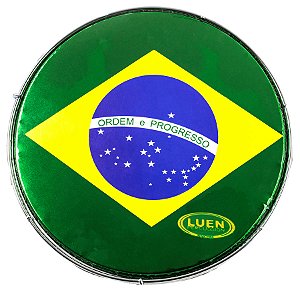 Pele Brasil Para Pandeiro 10" Polegadas - Luen
