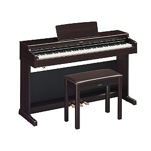 Piano Digital Yamaha Arius YDP-165R 88 Teclas Bivolt Arius Rosewood