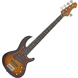 Contrabaixo Aria 313-MK2/5 Detroit 5 Cordas Open-Pore Sunburst