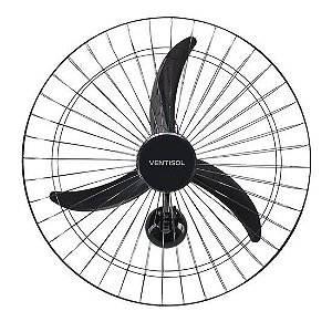 Ventilador de Parede Ventisol New Premium 60cm Preto 127v