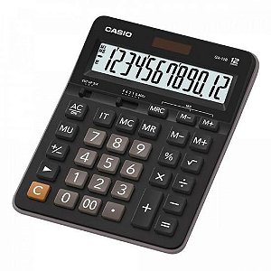 Calculadora de Mesa Casio GX-12B 12 Dígitos Preta