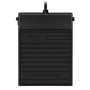 Pedal Sustain Para Teclado e Piano TB-004 Musedo Preto