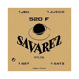 Encordoamento Violão Nylon Savarez Traditional 520F