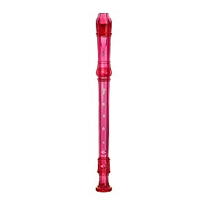 Flauta Yamaha Soprano Germânica YRS20G-P, Rosa