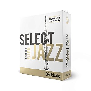 Palheta Sax Soprano 2S (10 Unidades) D Addario Select Jazz