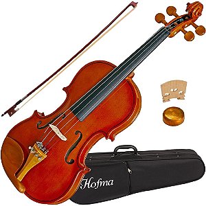 Violino 1/2 Hofma Hve221 Arco Crina Animal Case