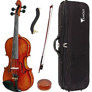 Violino Eagle Vk544 4/4 Envelhecido Case Breu Arco Espaleira