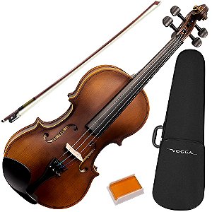 Violino Profissional Vogga Von134N Completo 3/4 Tampo Spruce