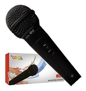 Microfone Com Fio Dinâmico Gs36 Preto Loud