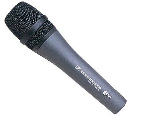 Microfone Dinâmico Cardióide Profissional E845 Sennheiser
