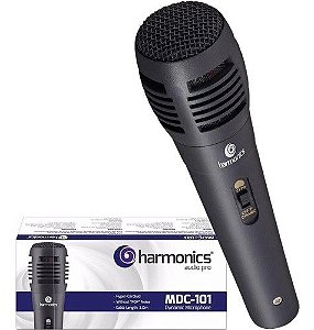 Microfone Dinâmico Supercardióide Cabo 3m Mdc101 Preto