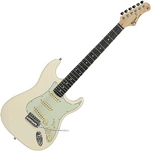 Guitarra Elétrica Strato Tagima Woodstock Tg-500 Classic WH Branca