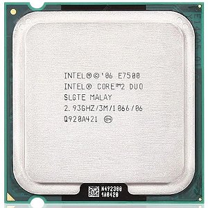 Processador Intel Core 2 Duo E7500 2,93 GHz 3 MB Socket LGA 775 OEM