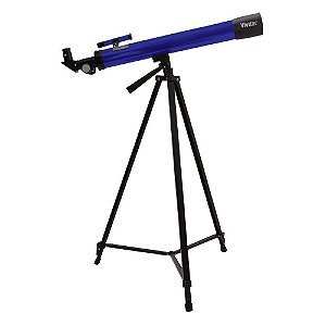 Telescópio Vivitar VIVTEL150X Ampliação 75x150 com Suporte Azul