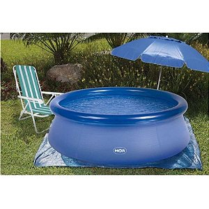 Piscina Redonda Inflável Splash Fun 1900L-MOR