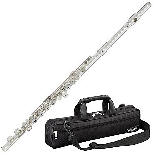 Flauta Transversal Yamaha YFL412/ID Com Estojo