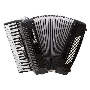 Acordeon 80 Baixos 37 Teclas Ta 8009 Preto Thommasi