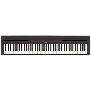 Piano Digital P 45 B Preto 88 Teclas Com Fonte Bivolt Yamaha