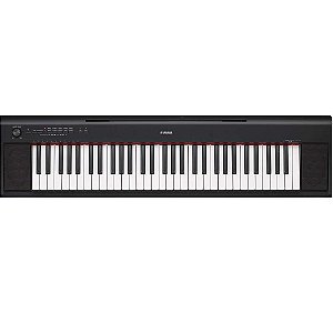 Piano Digital Np 12 B Piaggero Preto 61 Teclas Com Fonte Bivolt Yamaha