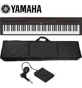 Piano Digital Yamaha 88 Teclas + Pedal Sustain + Capa P45b