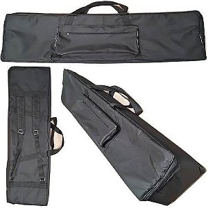 Capa Bag Master Luxo Para Teclado Yamaha Moxf8 Nylon Preto