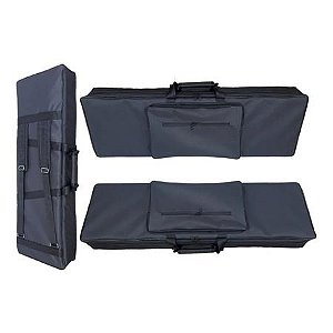 Capa Bag Master Luxo Preto Para Teclado Roland Fantom G8