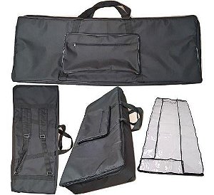 Capa Bag Master Luxo Teclado Yamaha Psr-sx600 Bk + Cobertura