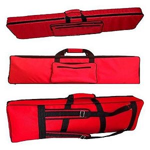 Capa Bag Para Nord Grand Nylon Master Luxo  Vermelho C/ Alça