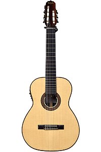 Violão Elétrico Rozini Concertista 7 Cordas RX217 Fishman Maciço Natural