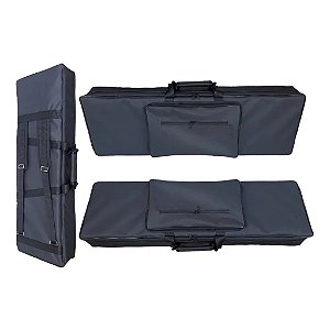 Capa Bag Master Luxo Para Teclado Sintetizador Korg M1 Preto