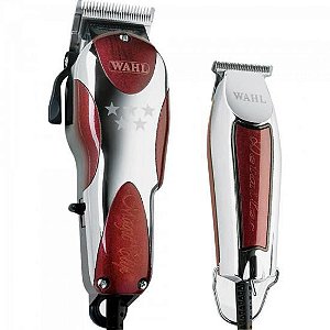 Kit de Máquina de Corte e Acabamento Wahl Magic Clip e Detailer 220V