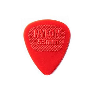Palheta TRADICIONAL NYLON 443 0.53 Vermelha DUNLOP - PCT / 72