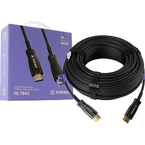 Cabo HDMI Fibra Óptica 4k FK784C 40m Fortrek