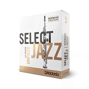 Palheta Sax Soprano 2M (10 Unidades) D Addario Select Jazz